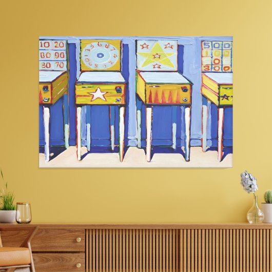 Wayne Thiebaud art style Canvas Afdruk (Insitu (Woonkamer))