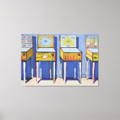 Wayne Thiebaud art style Canvas Afdruk (Voorkant)