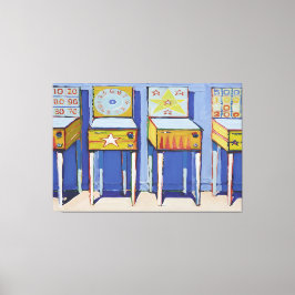 Wayne Thiebaud art style Canvas Afdruk