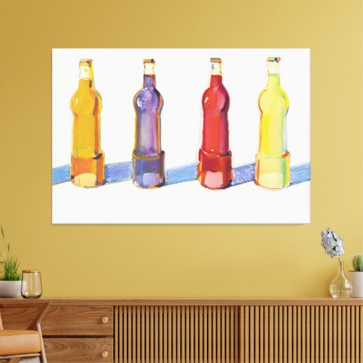Wayne Thiebaud art style Canvas Afdruk (Insitu (Woonkamer))