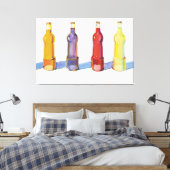Wayne Thiebaud art style Canvas Afdruk (Insitu (Slaapkamer))