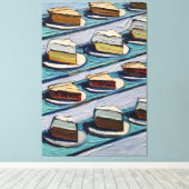 Wayne Thiebaud art work Canvas Afdruk (Insitu (Houten vloer))