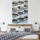 Wayne Thiebaud art work Canvas Afdruk (Insitu (Slaapkamer))