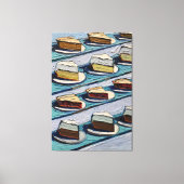 Wayne Thiebaud art work Canvas Afdruk (Voorkant)