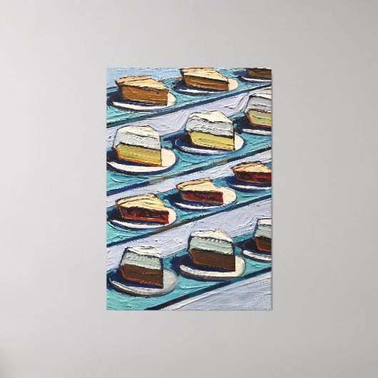 Wayne Thiebaud art work Canvas Afdruk (Voorkant)