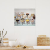 wayne thiebaud - cakes 1963 poster (Keuken)