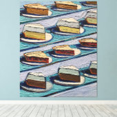 wayne thiebaud canvas afdruk (Insitu (Houten vloer))