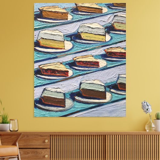 wayne thiebaud canvas afdruk (Insitu (Woonkamer))