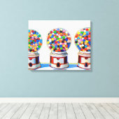 wayne thiebaud canvas afdruk (Insitu (Houten vloer))