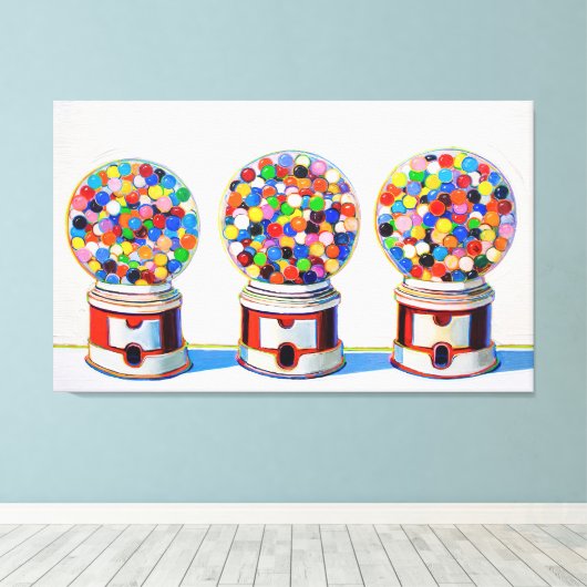 wayne thiebaud canvas afdruk (Insitu (Houten vloer))