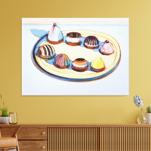 wayne thiebaud canvas afdruk (Insitu (Woonkamer))