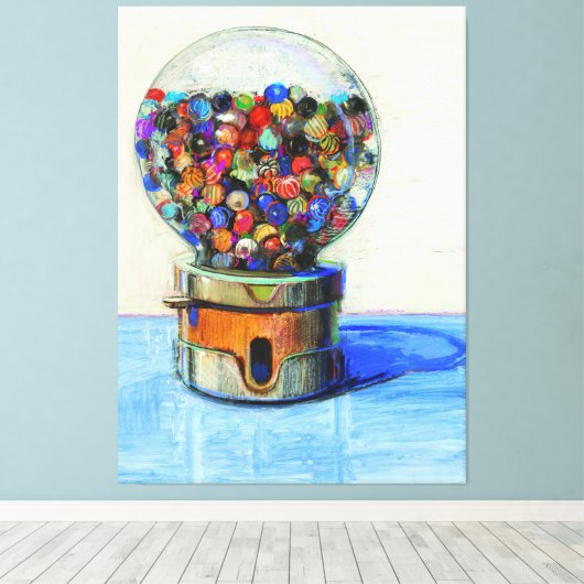 wayne thiebaud canvas afdruk (Insitu (Houten vloer))