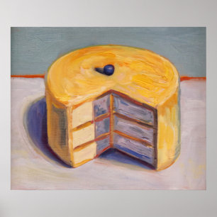 wayne thiebaud - citroentaart 1964 poster