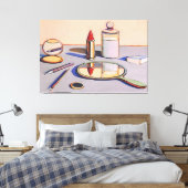 Wayne Thiebaud-kunst Canvas Afdruk (Insitu (Slaapkamer))
