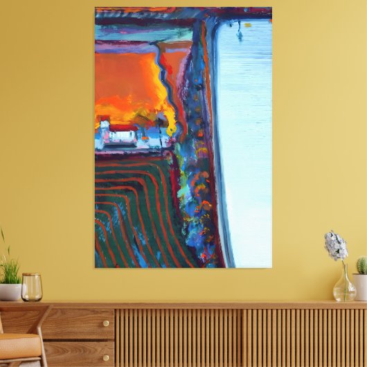 Wayne Thiebaud kunst Canvas Afdruk (Insitu (Woonkamer))
