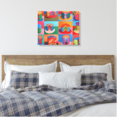 Wayne Thiebaud-kunst Canvas Afdruk (Insitu (Slaapkamer))