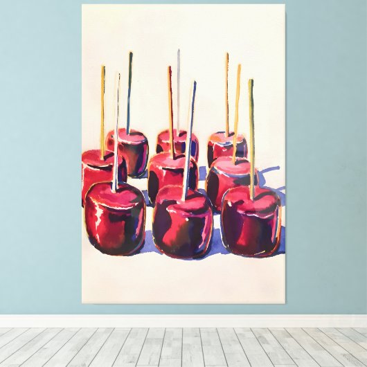 Wayne Thiebaud-kunst Canvas Afdruk (Insitu (Houten vloer))