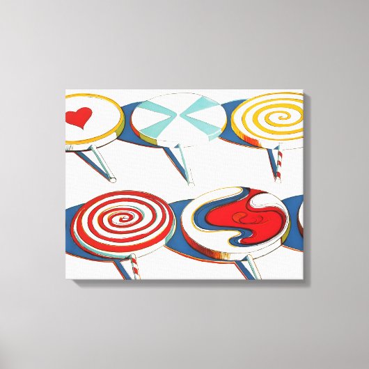 Wayne Thiebaud-kunst Canvas Afdruk (Voorkant)