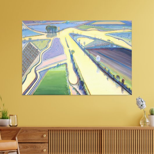 Wayne Thiebaud-kunst Canvas Afdruk (Insitu (Woonkamer))