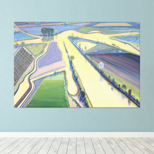 Wayne Thiebaud-kunst Canvas Afdruk (Insitu (Houten vloer))