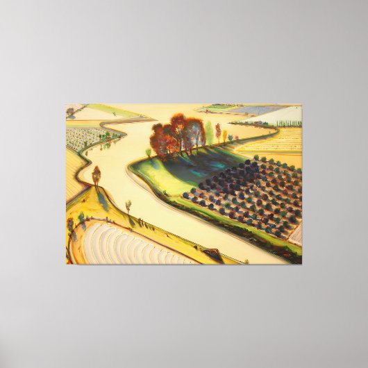 Wayne Thiebaud kunst Canvas Afdruk (Voorkant)