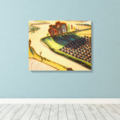 Wayne Thiebaud kunst Canvas Afdruk (Insitu (Houten vloer))