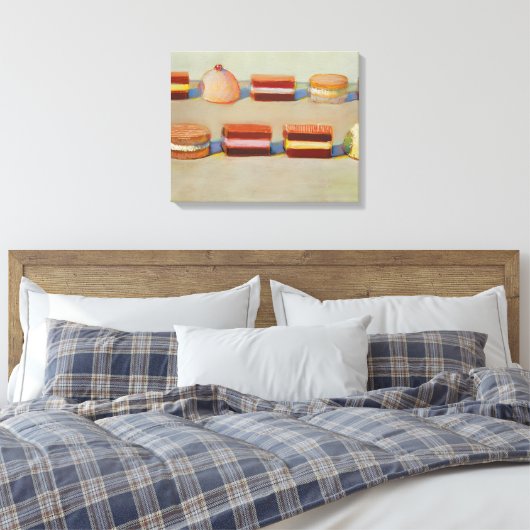 Wayne Thiebaud-kunst Canvas Afdruk (Insitu (Slaapkamer))