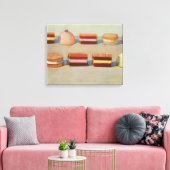 Wayne Thiebaud-kunst Canvas Afdruk (Insitu (Woonkamer))