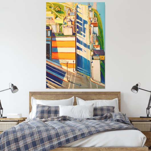 Wayne Thiebaud painting Canvas Afdruk (Insitu (Slaapkamer))
