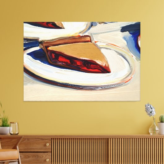 Wayne Thiebaud painting Canvas Afdruk (Insitu (Woonkamer))