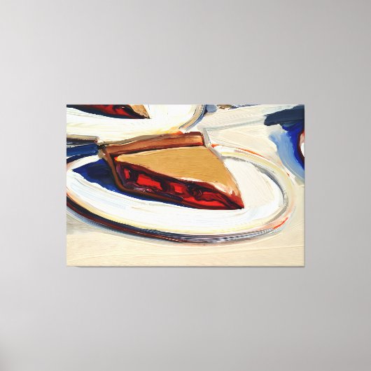 Wayne Thiebaud painting Canvas Afdruk (Voorkant)