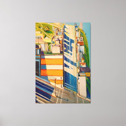 Wayne Thiebaud-schilderij Canvas Afdruk (Voorkant)