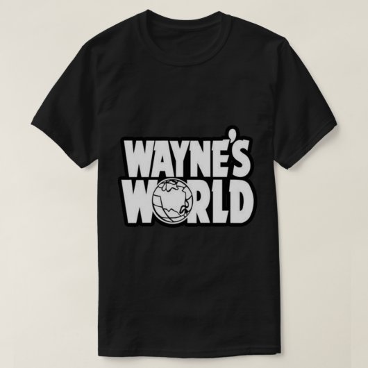 Wayne&x27;s World Sticker T-shirt (Design voorkant)