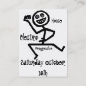 Waynes Oct flyer - Gepersonaliseerd Visitekaartje (Achterkant)