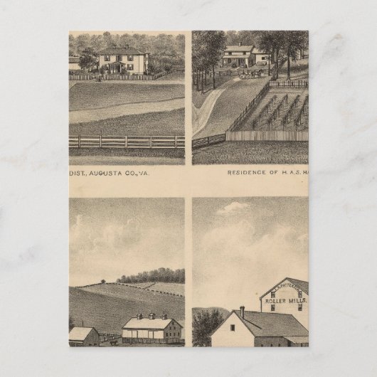 Waynesboro, Augusta County Briefkaart (Voorkant)