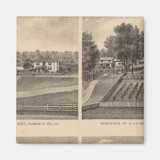 Waynesboro, Augusta County Magneet (Voorkant)