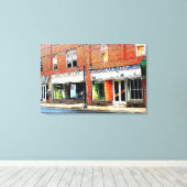 Waynesville Candy - Frog Level na Helene Canvas Afdruk (Insitu (Houten vloer))