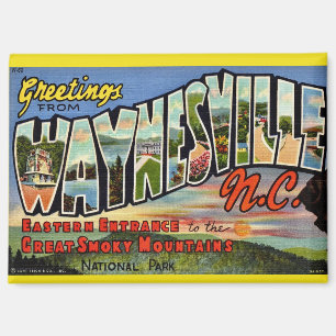 Waynesville Great Smoky Mountains Magneet