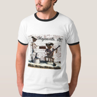 Waynesville NC, met metal bluegrass muzikanten T-shirt