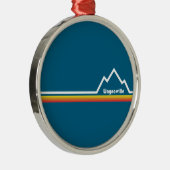 Waynesville North Carolina Metalen Ornament (Rechts)