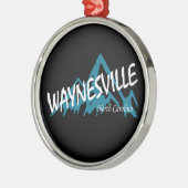 Waynesville North Carolina Mountains Metalen Ornament (Links)