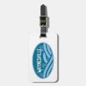 Waynesville North Carolina Outdoors Bagagelabel (Voorkant verticaal)