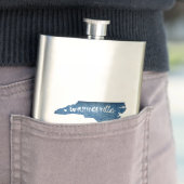 Waynesville North Carolina Wood Grain Flacon (Voorbeeld)