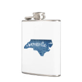 Waynesville North Carolina Wood Grain Heupfles (Links)