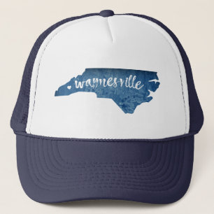 Waynesville North Carolina Wood Grain Trucker Pet
