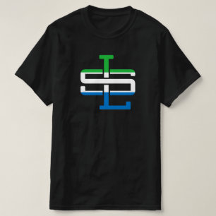 WAYout Arts Freeetown Sierra Leone-vlagmonogram T-shirt