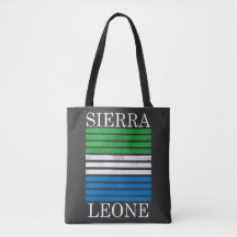 WAYout Arts Freetown Sierra Leone Stripes Flag