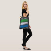 WAYout Arts Freetown Sierra Leone Stripes Flag Tote Bag (Op model)