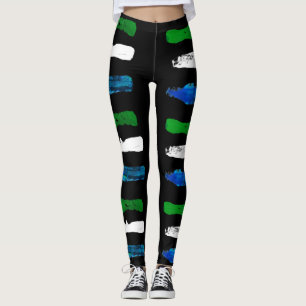 WAYout Arts Sierra Leone-markering tekens Leggings
