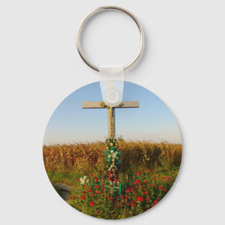 Wayside Crucifix, Roemenië Sleutelhanger